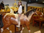 Teak Pferd 